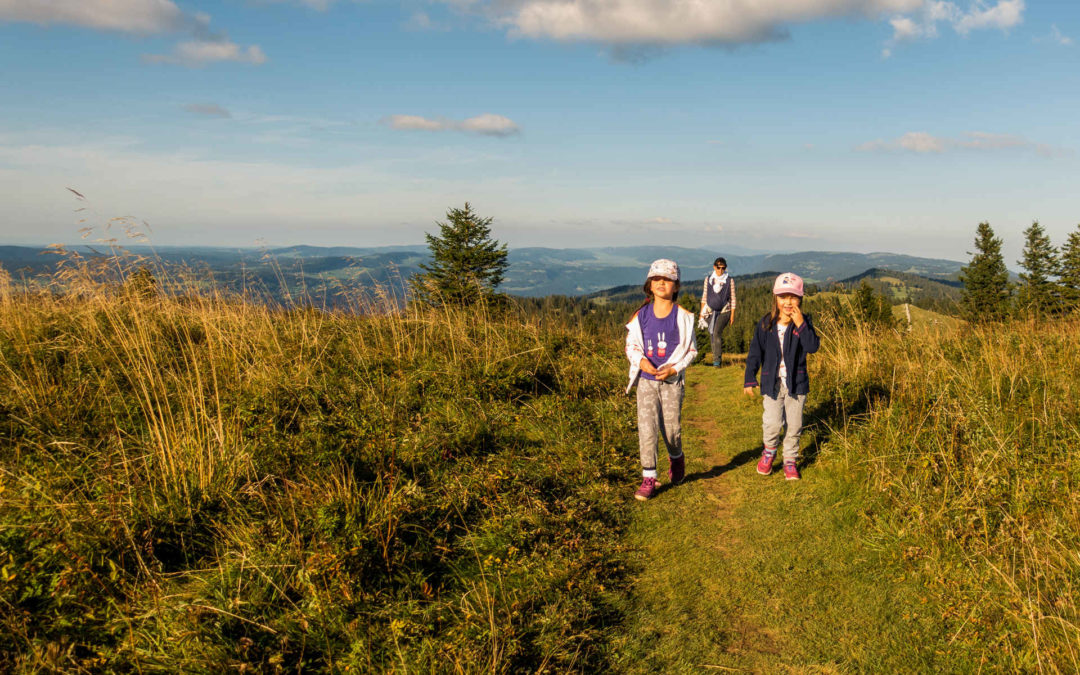 Le Chasseron en famille